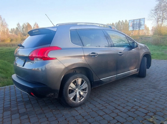 Peugeot 2008 cena 33300 przebieg: 123000, rok produkcji 2014 z Mysłowice małe 79